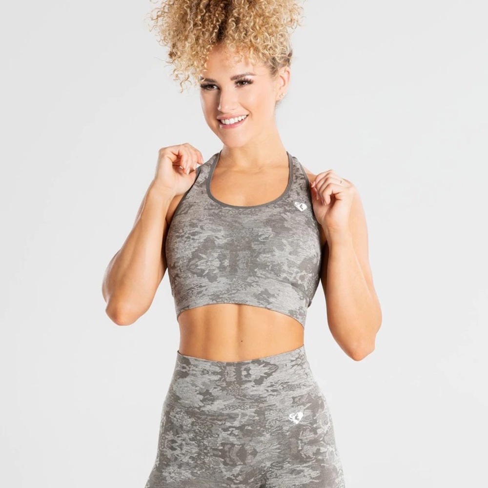 Womens Best Camo Seamless Sports Bra